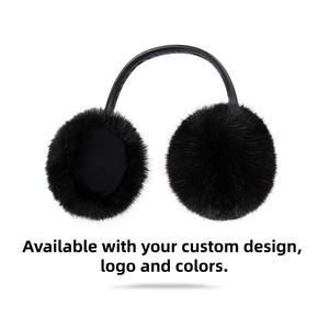 أغطية أذن شتوية دافئة للفتيات مصنوعة من الفرو الصناعي الناعم للاستخدام الخارجي - Product Image 4