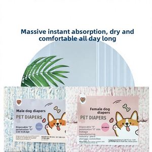 Culottes absorbantes jetables anti-fuite pour chien, modèle 003, pour chiennes et chiens - Product Image 2