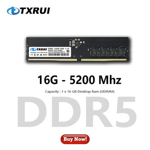 2026 TXRUI DDR5 16GB 5200MHz RAM de bureau 1.1V PC5-41600 Module de mémoire UDIMM pour PC en stock - Product Image 2