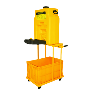 Verzegelbare betrouwbare mobiele oogdouche 14-gallon (53L) ABS kunststof noodoogdouche voor de laboratoriumindustrie - Product Image 2
