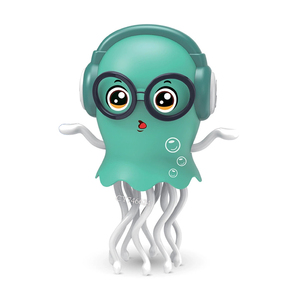 2025 giocattolo di tendenza elettrico per camminare meduse giocattolo calamaro con rilevamento della musica automatica gattonare magico polpo danzante per bambini - Product Image 3