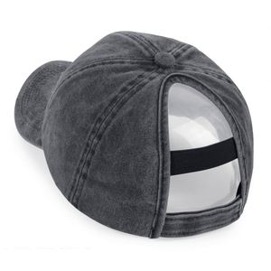Casquette de baseball en coton de haute qualité pour femme, 6 panneaux, avec ouverture pour queue de cheval, vente en gros - Product Image 4