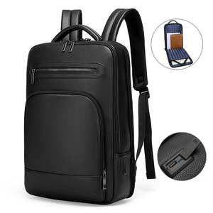 <span class=keywords><strong>Sac</strong></span> <span class=keywords><strong>à</strong></span> <span class=keywords><strong>dos</strong></span> d'affaires imperméable en <span class=keywords><strong>cuir</strong></span> PU de haute qualité avec port de charge USB pour hommes - Product Image 6