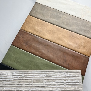 Baldosa de pared de cerámica tipo metro 75x300 mm, baldosa decorativa esmaltada en color mate para cocina, baño y revestimiento - Product Image 4