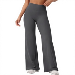 Leggings Deportivos de Cintura Alta para Mujer, Pantalones de Yoga Acampanados, Ropa Deportiva al por Mayor, OEM, ODM, Pantalones de Fitness, Ropa Deportiva - Product Image 1