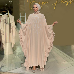 ชุดเดรสสำหรับสวดมนต์ของชาวมุสลิมชุดเดรสงานพรอมทรงหลวมสไตล์อาหรับออกแบบได้ตามต้องการ - Product Image 3