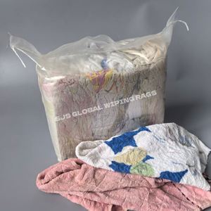 Paños de Limpieza de Algodón 100% Super Absorbentes de Color, Grado Industrial para Limpieza de Maquinaria Pesada en Plantas - Product Image 1