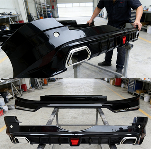 Kit de carrosserie large pour pare-chocs avant et arrière, kit de mise à niveau de carrosserie, plastique ABS, Mitsubishi Pajero V97/V93, fixation par vis, ajustement universel, automobile - Product Image 3
