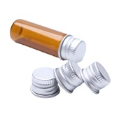 Vente en gros de couvercles filetés en aluminium 18mm 20mm 24mm 28mm Bouchons à vis en métal aluminium noir argenté or pour bouteilles bocaux