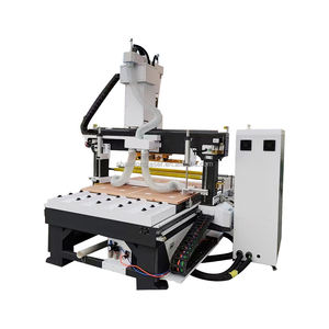 Venta Directa <span class=keywords><strong>de</strong></span> Fábrica <span class=keywords><strong>de</strong></span> Máquinas <span class=keywords><strong>de</strong></span> Corte CNC <span class=keywords><strong>con</strong></span> Husillos <span class=keywords><strong>de</strong></span> Cambio <span class=keywords><strong>de</strong></span> Herramienta, Tipo Elevado 1415, Máquina Router CNC ATC - Product Image 4