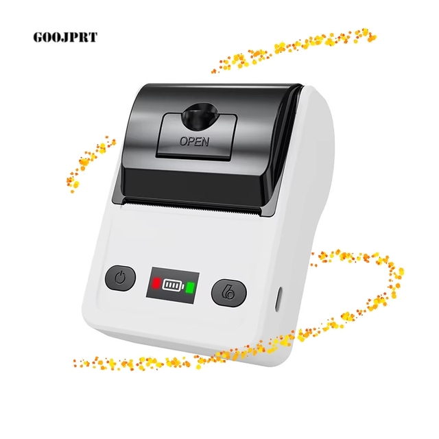 HD 203DPI Thermal Receipt Printer Mini Mobile for Type-C ESC/POS Compliant IOS Android Compatible POS Bill Printing Stock