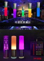DMX télécommande contrôlée sur le terrain lumineux solide Rechargeable charge 15 couleurs barre lumineuse bureau barre décoration lampe de Table lumière