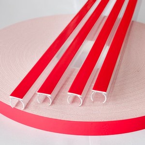 Perfil de PVC Autoadhesivo Tipo U para Cableado Industrial y Fijación de Tiras de Luz, Fácil de Cortar, Instalación sin Perforaciones - Product Image 1