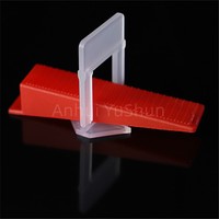 Système de nivellement de carreaux moderne, réutilisable, durable, en plastique PP de haute qualité, avec cale et clip d'insertion pour entretoises de carreaux