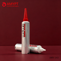 Tube cosmétique vide de 15 ml à long bec verseur, pliable, pour emballage de pommade et de gel