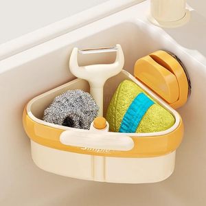 Colador de <span class=keywords><strong>Fregadero</strong></span> Esquinero - Recolector de Desechos de Alimentos <span class=keywords><strong>para</strong></span> <span class=keywords><strong>Fregadero</strong></span>, Nuevo Diseño Mejorado 2025 con Ventosa, <span class=keywords><strong>Cesta</strong></span> Escurridora <span class=keywords><strong>para</strong></span> <span class=keywords><strong>Fregadero</strong></span> - Product Image 5