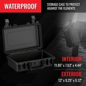 Échantillon gratuit Tactic Outdoor Special Toolbox Étui rigide résistant à l'usure avec éponge à l'intérieur en plastique étanche à l'humidité - Product Image 2