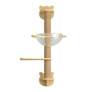 أرفف حائط للقطط مع ملعب لتسلق القط جدار لسلالم المنزل والجسر الداخلي للقطط - Product Image 6