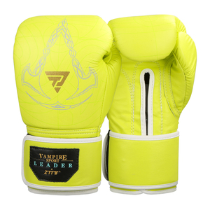 <span class=keywords><strong>Guantes</strong></span> de entrenamiento de boxeo profesionales, de cuero real, diseño personalizado, 12oz, 16oz - Product Image 6