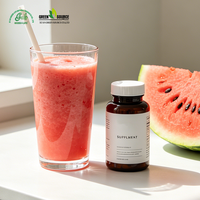 Poudre de pastèque en vrac, poudre de jus de fruit naturel séchée par pulvérisation, fournisseur OEM de qualité alimentaire sous marque privée
