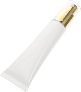 Tube souple en plastique cosmétique Sliver Gold PBL ABL pour crème pour les mains de 50 ml - Product Image 1