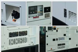 Groupe électrogène silencieux 625 kVA 500 kW à démarrage automatique, fréquence 50/60 Hz, tension 480 V, conçu pour les usines - Product Image 1