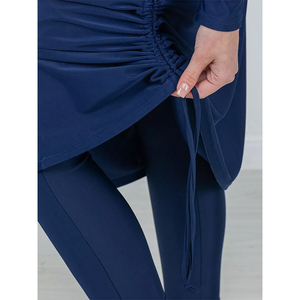 高端面料定制穆斯林泳装长裙泳衣女性布基尼泳装穆斯林 - Product Image 5