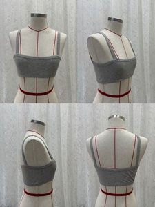 Top Corto Sexy de Estilo Nuevo 2025 para Mujer, Ropa de Estar en Casa, Bralette con Espalda Descubierta, Ligero, Transpirable, Suave, Liso, Acolchado, con Nervaduras - Product Image 2