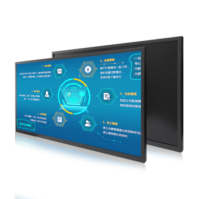 27 Inch 1920*1080 IPS VESA Wall Mount Panel Open Frame Industrial Lcd Display VGA BNC AV USB PCAP Touch Screen Monitor