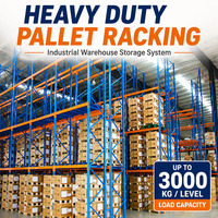 Système de rayonnage à palettes réglable robuste pour le stockage d'équipements de gym en entrepôt
