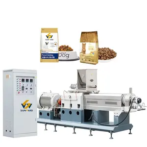 Extruded Cat Food Production Machinery Plant Automatic Pet Dog Food Production Line Machines Equipment