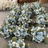 Boules de fleurs artificielles réutilisables de 50 cm, 60 cm, 70 cm, roses, blanches, rouges, grandes, pour arrangements floraux, centres de table pour la décoration de mariage
