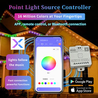 Luces LED de Navidad para Exteriores, Permanentes, Direccionables, RGBIC, para Todas las Estaciones, IP68, Pixel Light, DC12V, UCS2904, WS2811