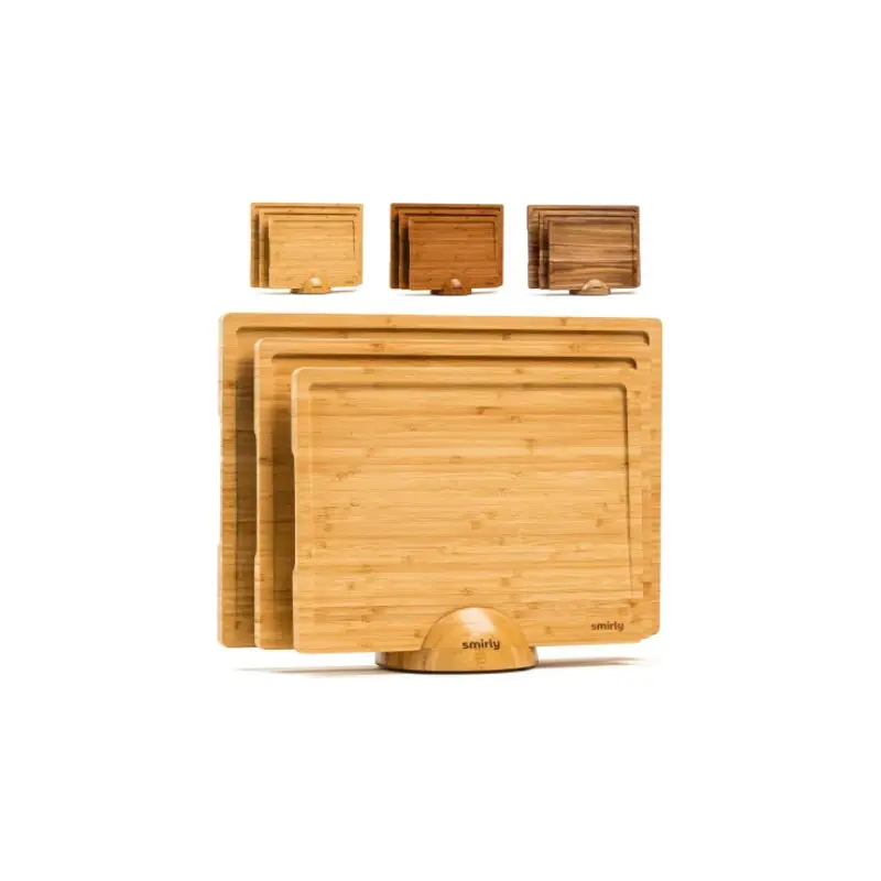 キッチン用大型竹まな板セットブラケット室内装飾木製まな板セット卸売製品