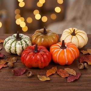Venta al por Mayor de Calabazas Blancas de Espuma, Vegetales Artificiales, Frutas Falsas, Decoración para el Hogar y la Cocina, para Halloween y San Valentín - Product Image 1