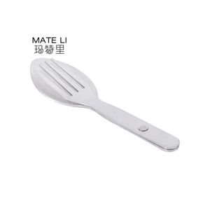 2 in 1 peralatan berkemah Set sendok garpu multifungsi Saku Travel sendok garpu lipat dan garpu portabel Kombo Se - Product Image 2