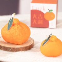 Groot Formaat Oranje Geurkaarsen Voor Groothandel Met Schattige Ontwerpen Kerstcadeaus Huisdecoraties