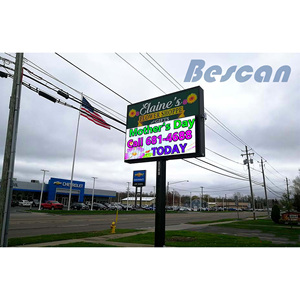 BESCAN P5 Pantalla LED <span class=keywords><strong>fija</strong></span> para exteriores Pantalla <span class=keywords><strong>de</strong></span> publicidad LED <span class=keywords><strong>de</strong></span> <span class=keywords><strong>vidrio</strong></span> <span class=keywords><strong>de</strong></span> alta visibilidad - Product Image 1