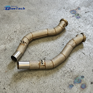 Tubo de Escape Deportivo de Alto Flujo para Maserati Ghibli S Q4 3.0L V6 Twin Turbo F160 M157, Acero Inoxidable 304, Mejora del Sistema de Escape de Carreras - Product Image 5