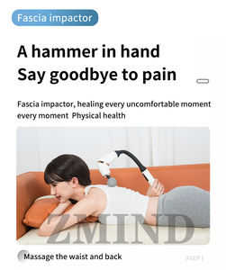 Masseur de dos en forme de U pour soulager la douleur Pistolet de massage des tissus profonds pour soulager la douleur des tissus profonds avec écran LCD - Product Image 5