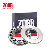 محامل كروية محورية عميقة الأخدود عالية الجودة من ZORR طراز 51111 51112 51113 51114 51115 51116 51117 51118