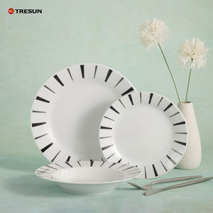 Service de table en céramique artisanal de luxe avec décalcomanie florale élégante, idéal pour les dîners de mariage ou de vacances - Product Image 6