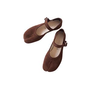 Zapatos de Mujer Originales de Diseñador, Hechos a Mano, Estilo Ninja, Punta Redonda, Planos, Ligeros, Sin Cordones, de Cuero Vacuno - Product Image 3