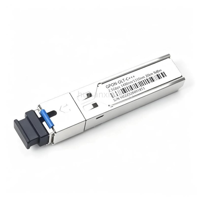 Factory GPON EPON OLT SFP Optical Transceiver Module Class C+++ C++++ 9dB 10dB 20km Single Mode Fiber