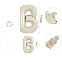 Ballons de lettres personnalisés pour fans de K-pop, ballons en aluminium avec nom d'idole pour BiTiSi, fête d'anniversaire, concert, décoration de cheering