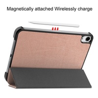 Coolsonic pour iPad Mini 6/7 8,3 pouces, nouvelle conception, étui pour tablette en cuir PU magnétique avec doublure en microfibre, fonction de réveil et de mise en veille automatique, couverture pliable