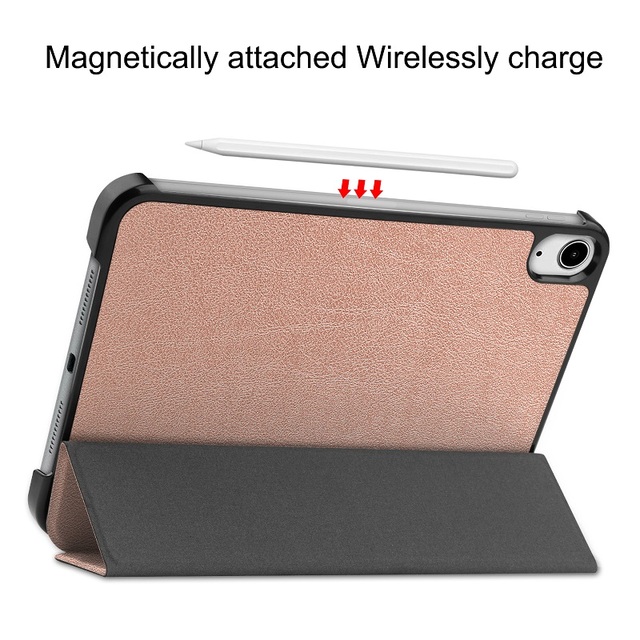 Coolsonic for Ipad Mini6/7 8.3 Inch New Design Pu Leather Magnetic Microfiber Lining Tablet Case Auto Wake Sleep Folding Cover