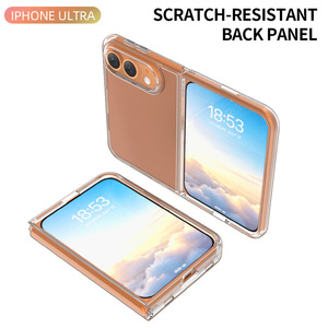 Funda para iPhone 18 Fold, Ultra Transparente, con Placa Trasera de 2.5mm de Grosor, Tacto de Piel, Plegable y Resistente a Impactos - Product Image 1