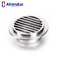 NOUVEAU HVACR ELN - Grille de ventilation industrielle en acier inoxydable, ventilateur de conduit, étanchéité sans fuite, résistant à la corrosion, diffuseur d'arômes