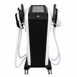 Machine de massage corporel complète professionnelle à 4 poignées, écran tactile, paramètres réglables, commande filaire manuelle, conception mobile sur pied - Product Image 2